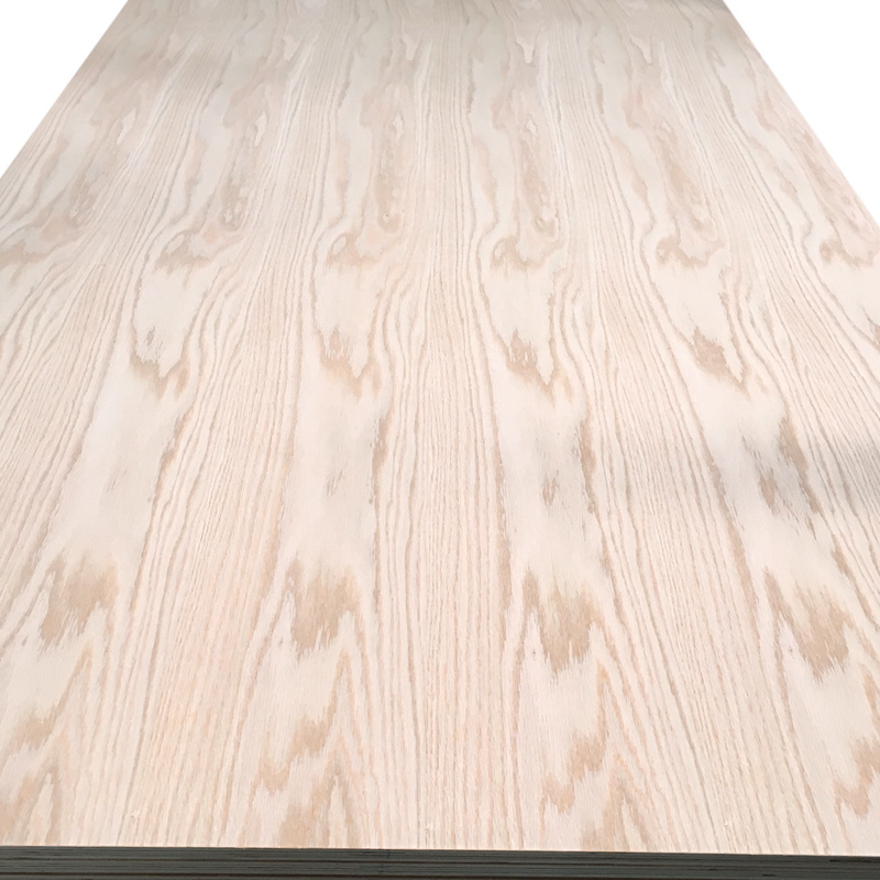 Multifunctional vinyl flooring 1/4 quarter sawn plain sliced white oak plywood for wholesales