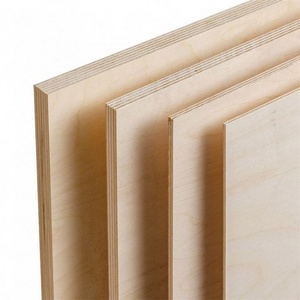 Thin Natural Laminated Birch Face Board Sheet Plywood Flexible A4 1MM 2MM 3MM 4MM 5MM 8MM 9MM Laser For Toys Birch Plywood Price