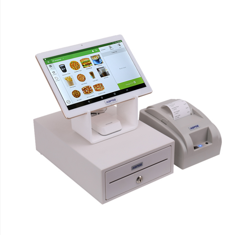 2021 10 Inch Android Pos System 2G 8G Android Pos With Printer