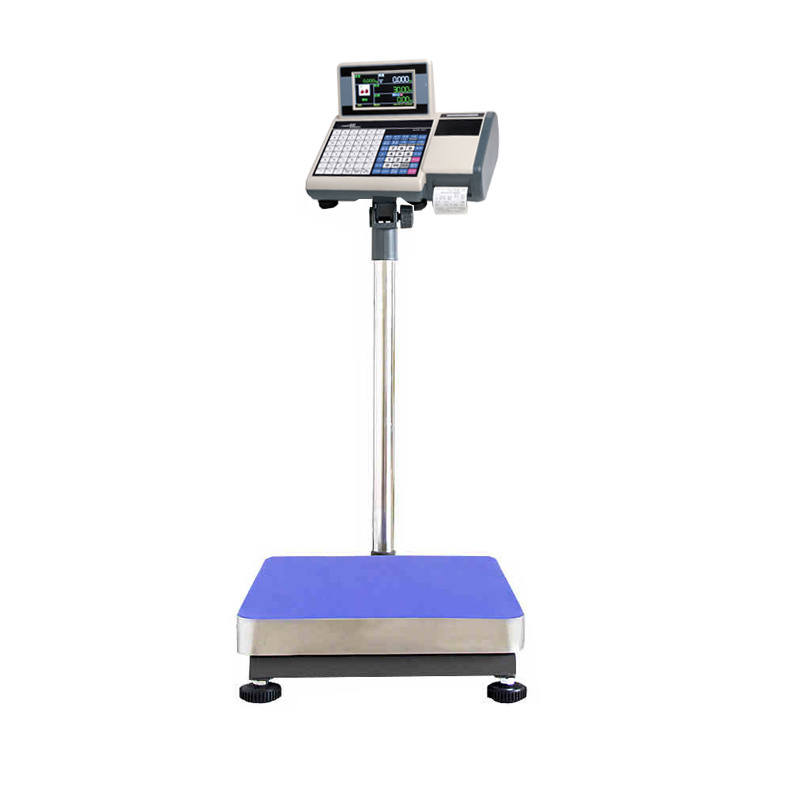 Electronic Scale 30-500KG Digital Weighing Scale Stainless Steel Thermal Receipt Printing Scale