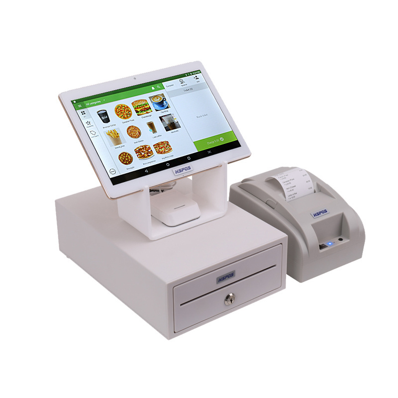 2021 10 Inch Android Pos System 2G 8G Android Pos With Printer