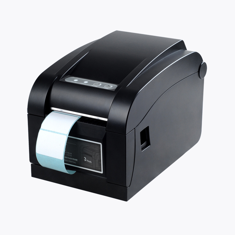 China Label Printer Usb+Serial+Lan Automatic Detacher Jewelry Label Printer Qr Code Sticker Printer Hs-80B01C