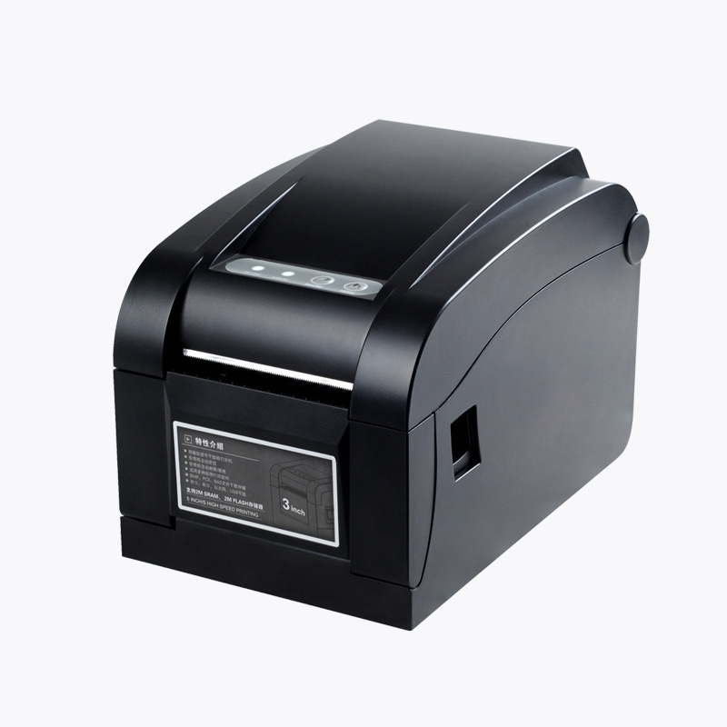 China Label Printer Usb+Serial+Lan Automatic Detacher Jewelry Label Printer Qr Code Sticker Printer Hs-80B01C