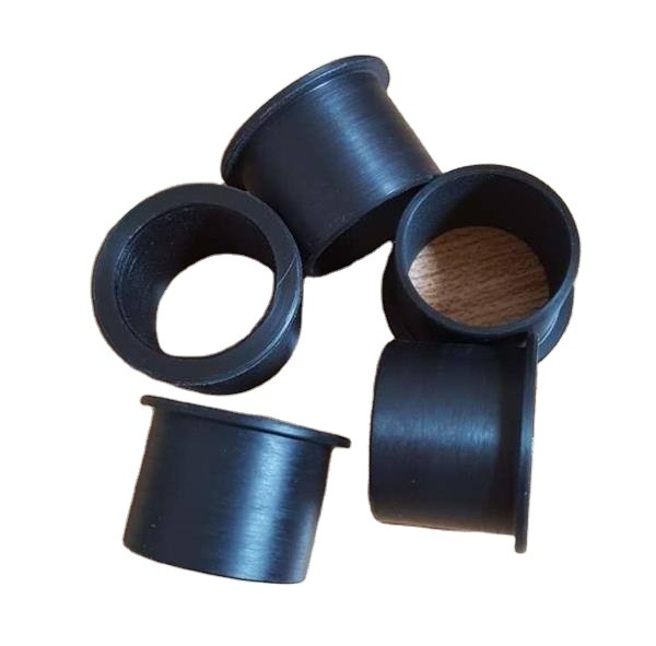 High quality plastic sleeve bearings rubber bushing flange sleeve nylon bushing