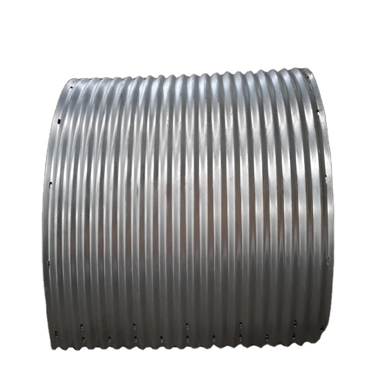 Reliable service life corrugated steel pipe with various thicknesses and coatings available