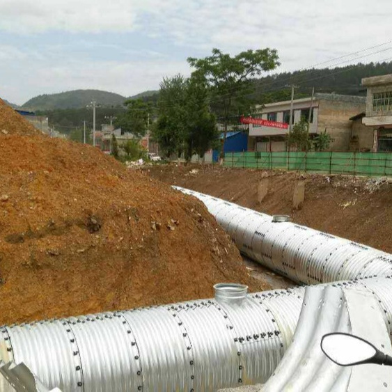 Assembled customized specification corrugated steel tunnel pipe culvert lowest price