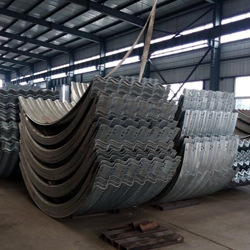 Galvanized corrugated steel culvert pipe used for underground draining off water