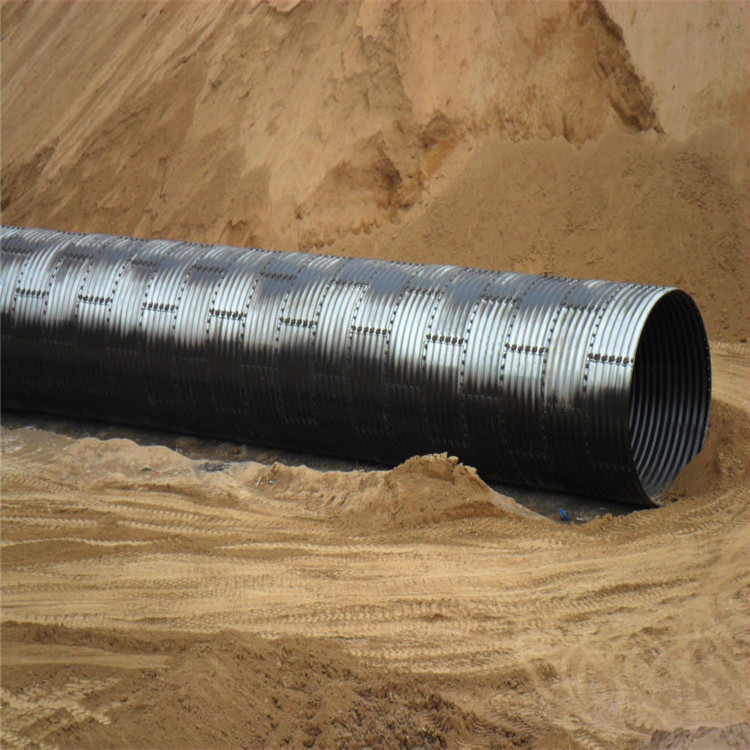 Large Diameter Half Round Assembly Corrugated Galvanized Iron Metal Steel Arch Culvert Pipe Shelter Driveway Prices For Sale