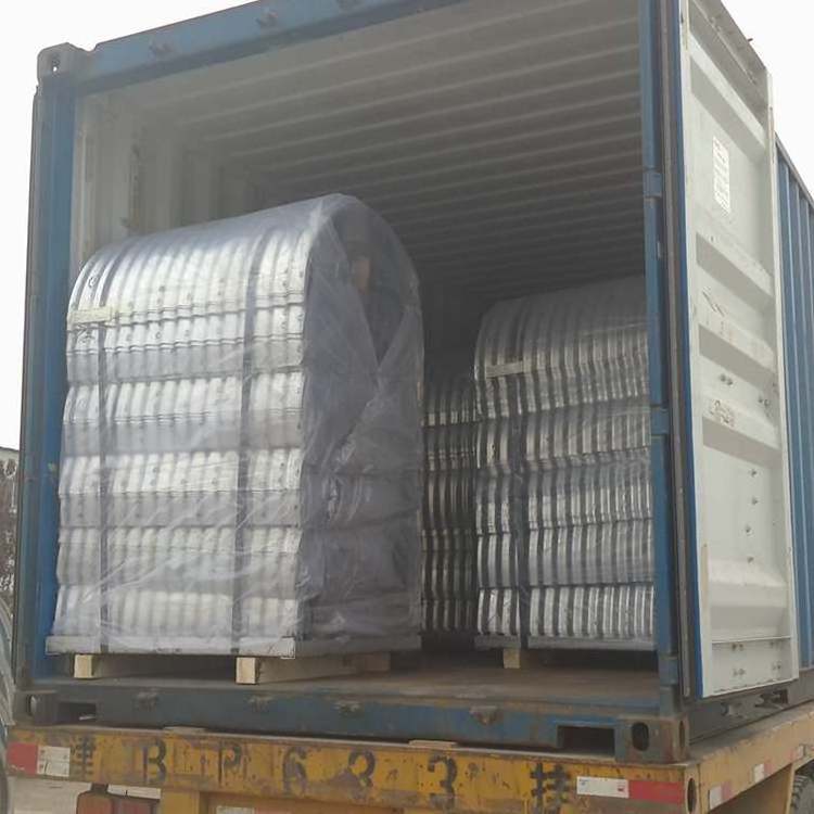 corrugated galvanized steel culvert pipe for drainage and water management