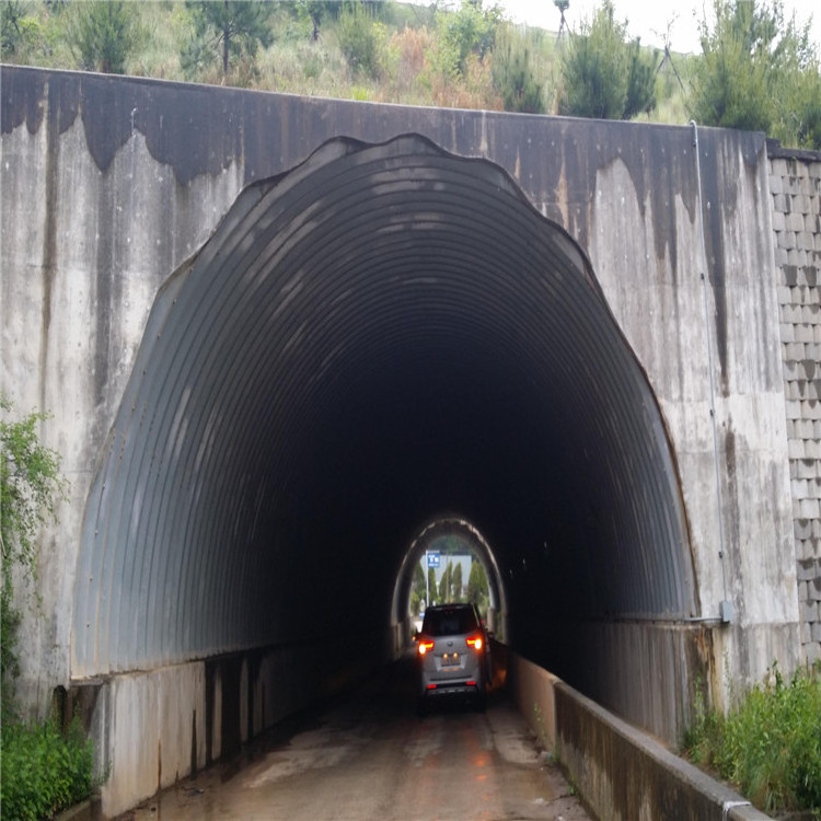 Large Diameter Half Round Assembly Corrugated Galvanized Iron Metal Steel Arch Culvert Pipe Shelter Driveway Prices For Sale