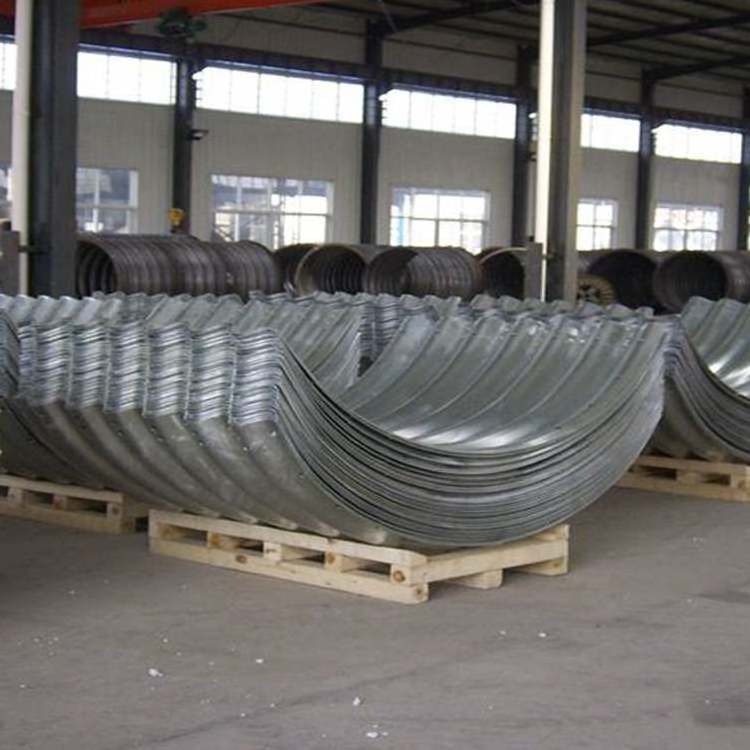 corrugated galvanized steel culvert pipe for drainage and water management