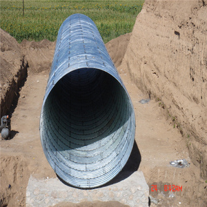 Large Diameter Half Round Assembly Corrugated Galvanized Iron Metal Steel Arch Culvert Pipe Shelter Driveway Prices For Sale