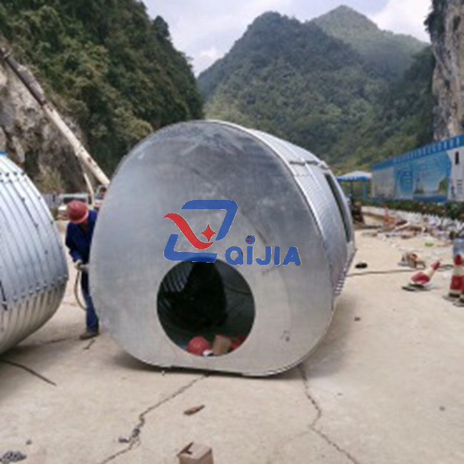 Produce export standard corrugated metal steel pipe arch 48 culvert pipe