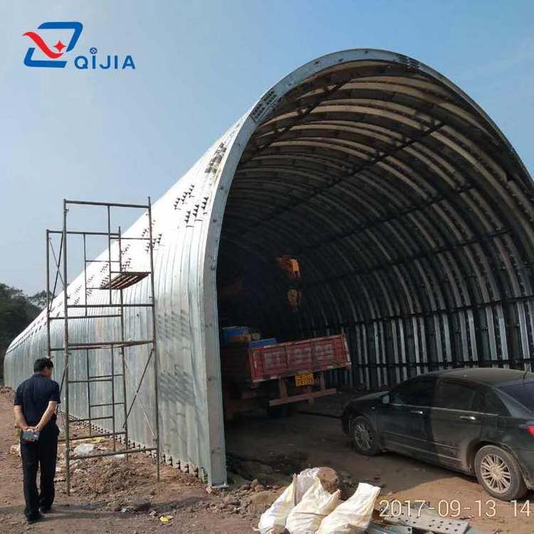 corrugated galvanized steel culvert pipe for drainage and water management