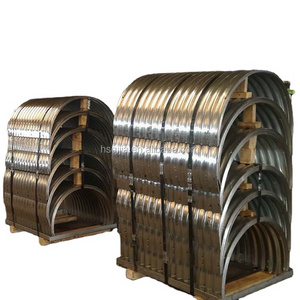 Reliable service life corrugated steel pipe with various thicknesses and coatings available