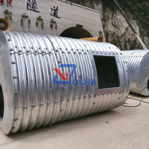 Produce export standard corrugated metal steel pipe arch 48 culvert pipe