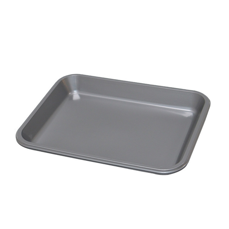 Factory Price Rectangular Food Packaging Box Black PP Sealable Tray Wholesale Plastic PP Tray For Seafood Or Fruit