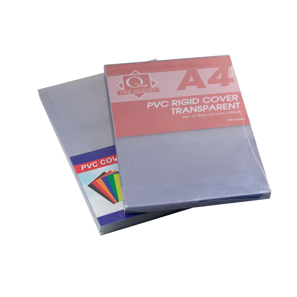 A3 A4 Size Plastic PVC Book Cover Sheet pvc Clear RIgid Sheet PVC Sheet For Binding Cover