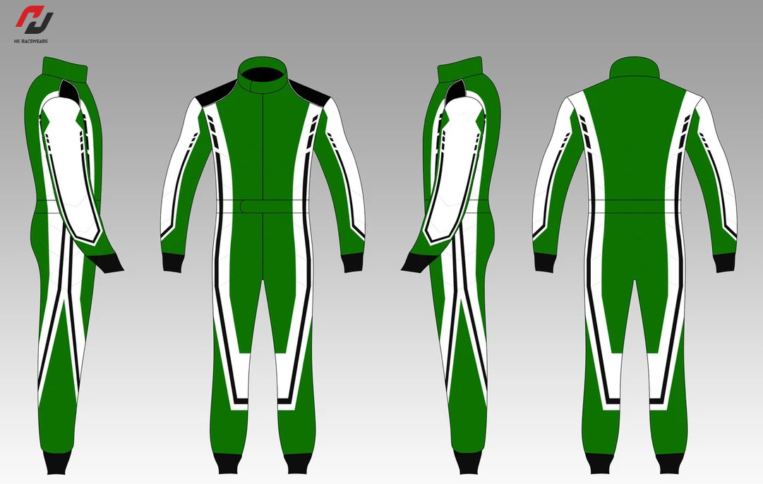 Double-Layer Stylish Mens Level 2 Go kart Racing Suit Karting Suits Sublimation Karting Suit