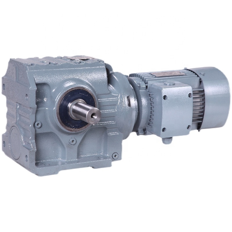 K87 147  series ac gear motor speed reducers integrated vertical reducer K57 horizontal gearbox hard tooth surface