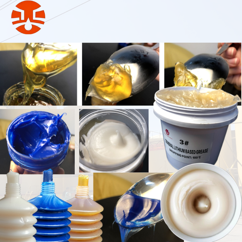 High Viscosity Damping Grease Lithium Base Lubricant Grease Long Life Lithium Lubricating Grease