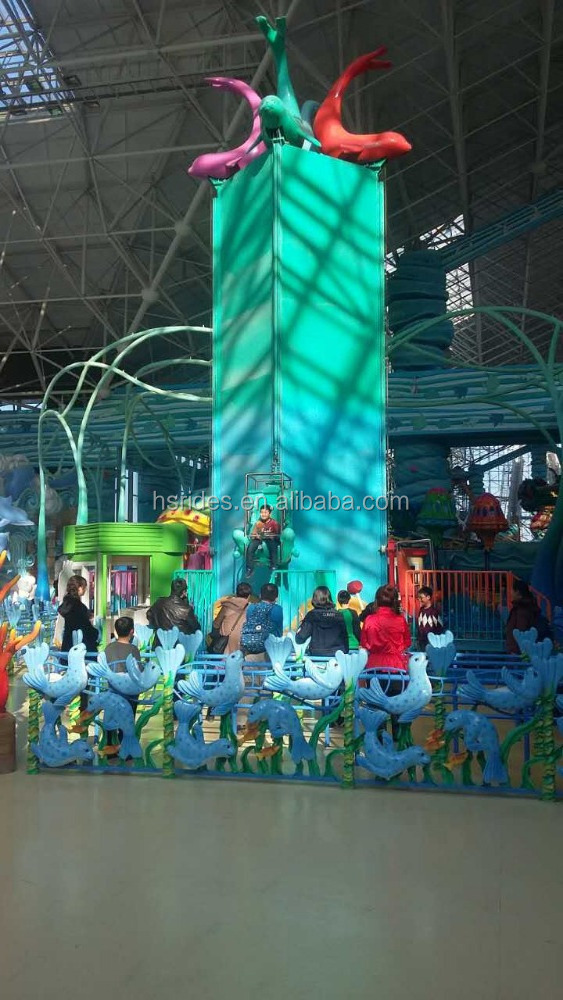 interactive Amusement Park Ride Games for theme park swing tower