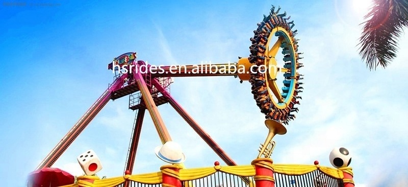 Swing and Rotating Amusement Park Rides Bouncing Machine