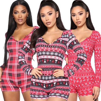 Wholesale sexy nighty women onesie short  pajamas sleepwear lounge wear women