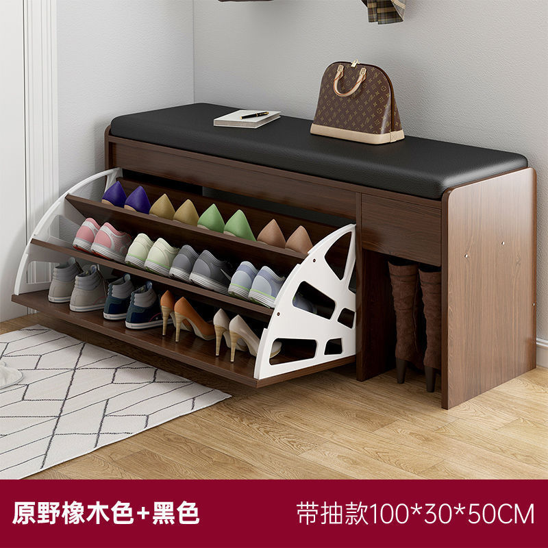 new design Living room furniture shoe display rack bench shoe shelf space save storage wooden shoes cabinet racks