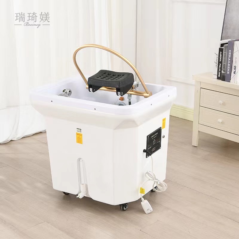 shipping included France Special Line Hair Washing Movable Heating Water Head Therapy Thai SPA Portable Shampoo Basin Sink