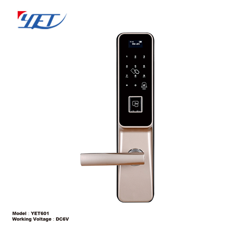 Anti-theft modern nfc card access door lock digital locks remote control