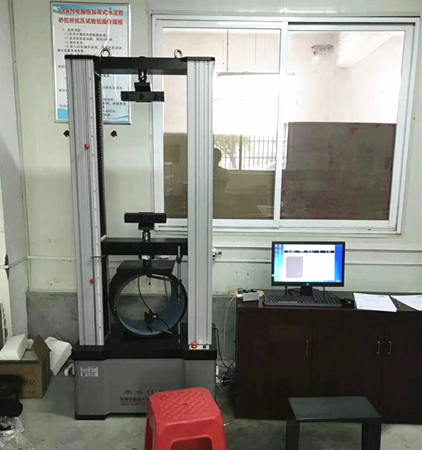 PP pipe ring stiffness 5 tons electronic pressure testing machine/inspection equipment