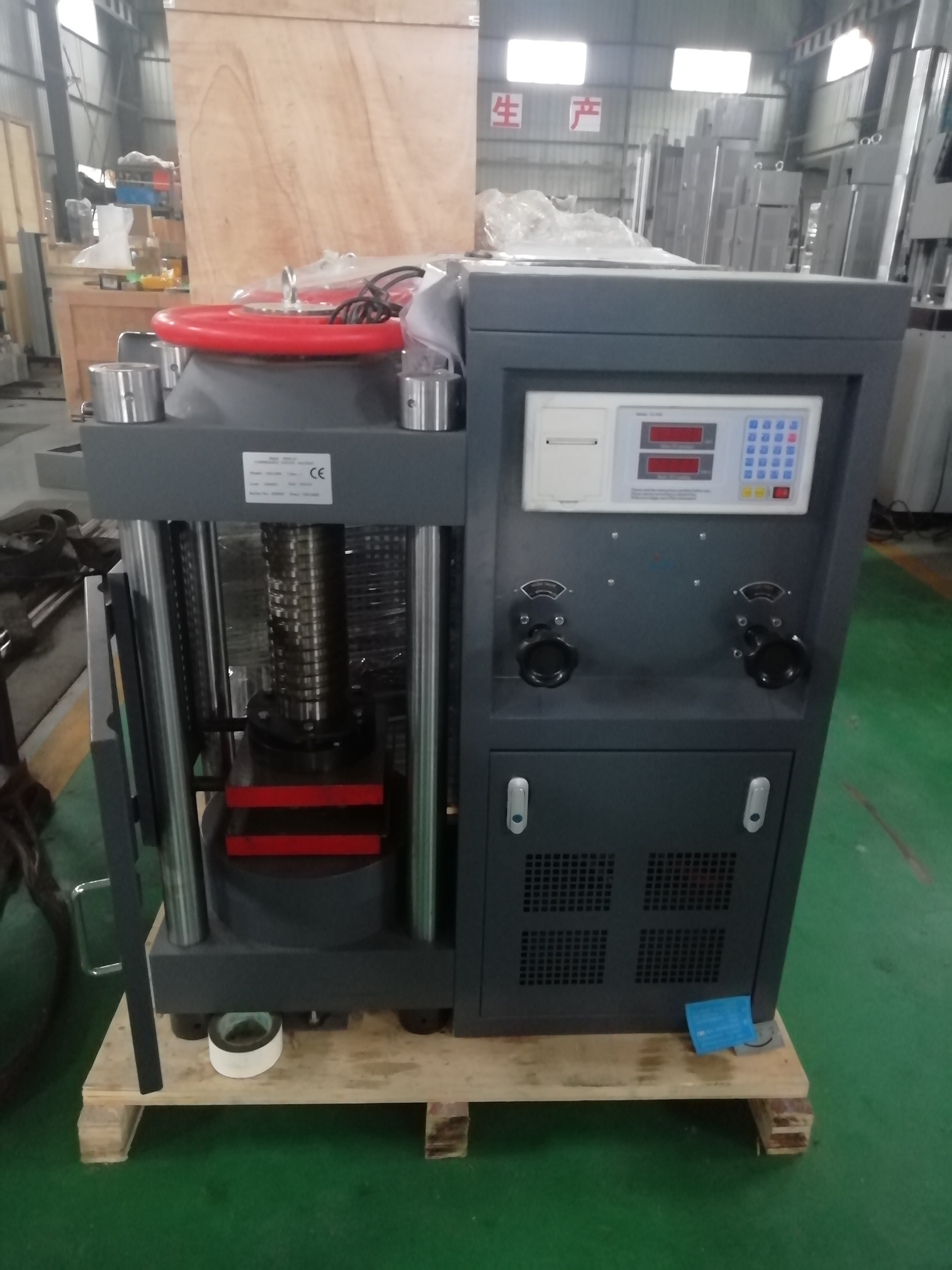 YES-2000 Concrete Cube Compression Testing Machine Electric Control Compression Tester Compress Machine