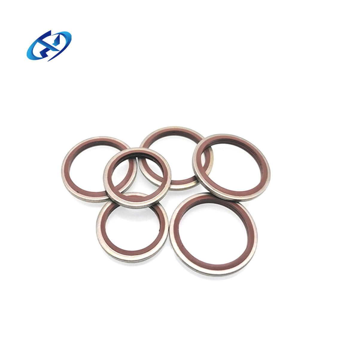 Standard Metal Rubber Bonded Washer Compound Gaskets flat rubber gasket