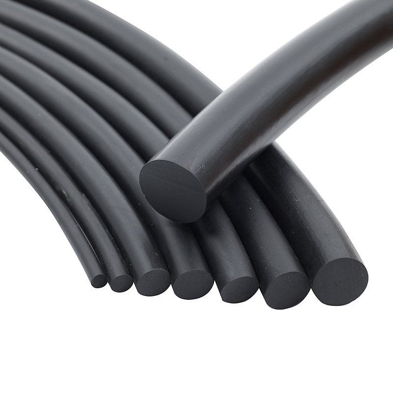 Direct Sales Of Nitrile Epdm Black Fluoroelastomer Solid Round Strip/oil Resistant O-ring Seal/rubber Rope Of Nbr Material