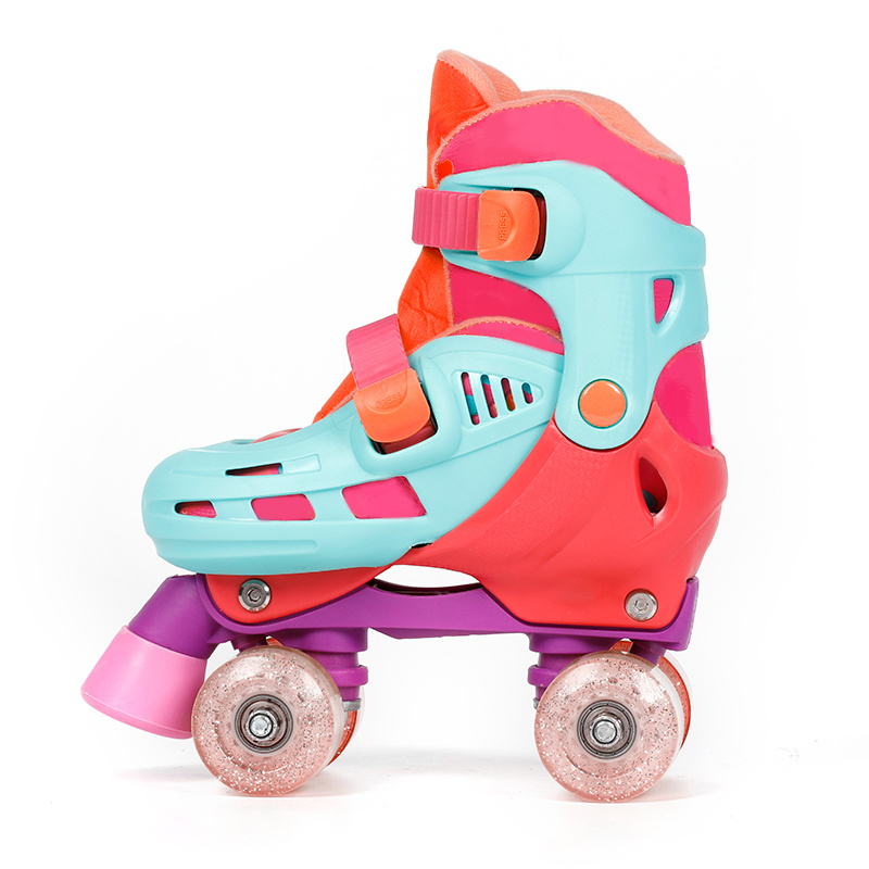 2022 New Model Quad Roller Skates Soy Luna Patines By Using Plastic And Mesh Is Suitable For Kids