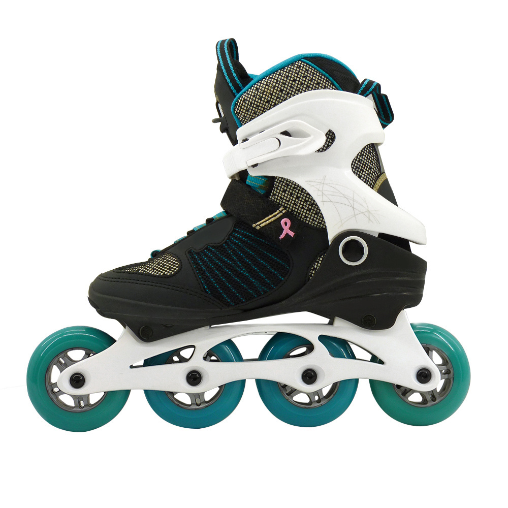 Eptember Sale Factory Supply Pu Skate Show Used Roller Skates Speed Skating Shoes