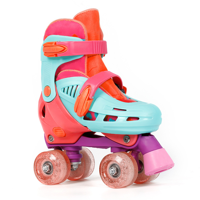 2022 New Model Quad Roller Skates Soy Luna Patines By Using Plastic And Mesh Is Suitable For Kids