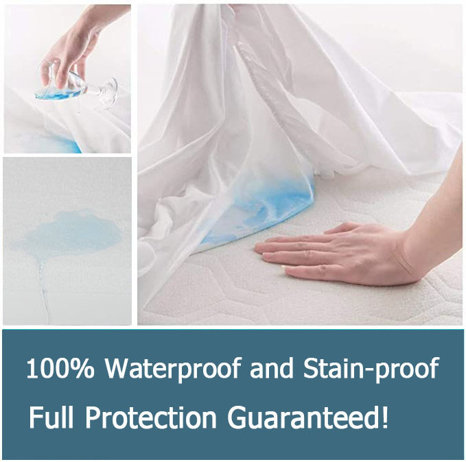 China Terry Cotton Anti-Allergic Bassinet Waterproof Hospital Memory Foam Mattress Cover Adult Bed Protection Pad