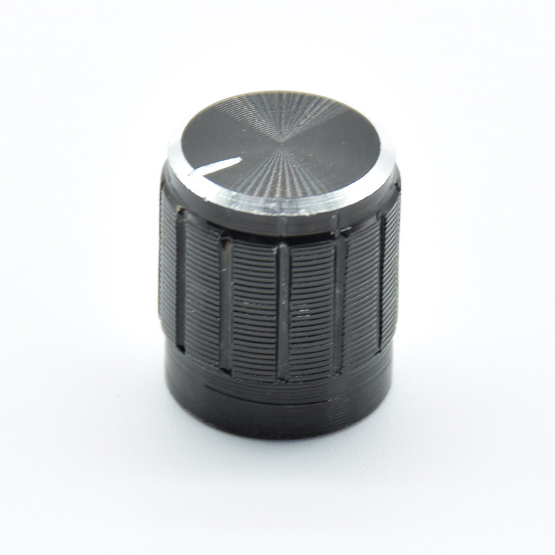 Aluminum Potentiometer Knob Inner Volume Control Rotary Switch 15*17mm 15x17mm Ship Black gold silver 6mm holes