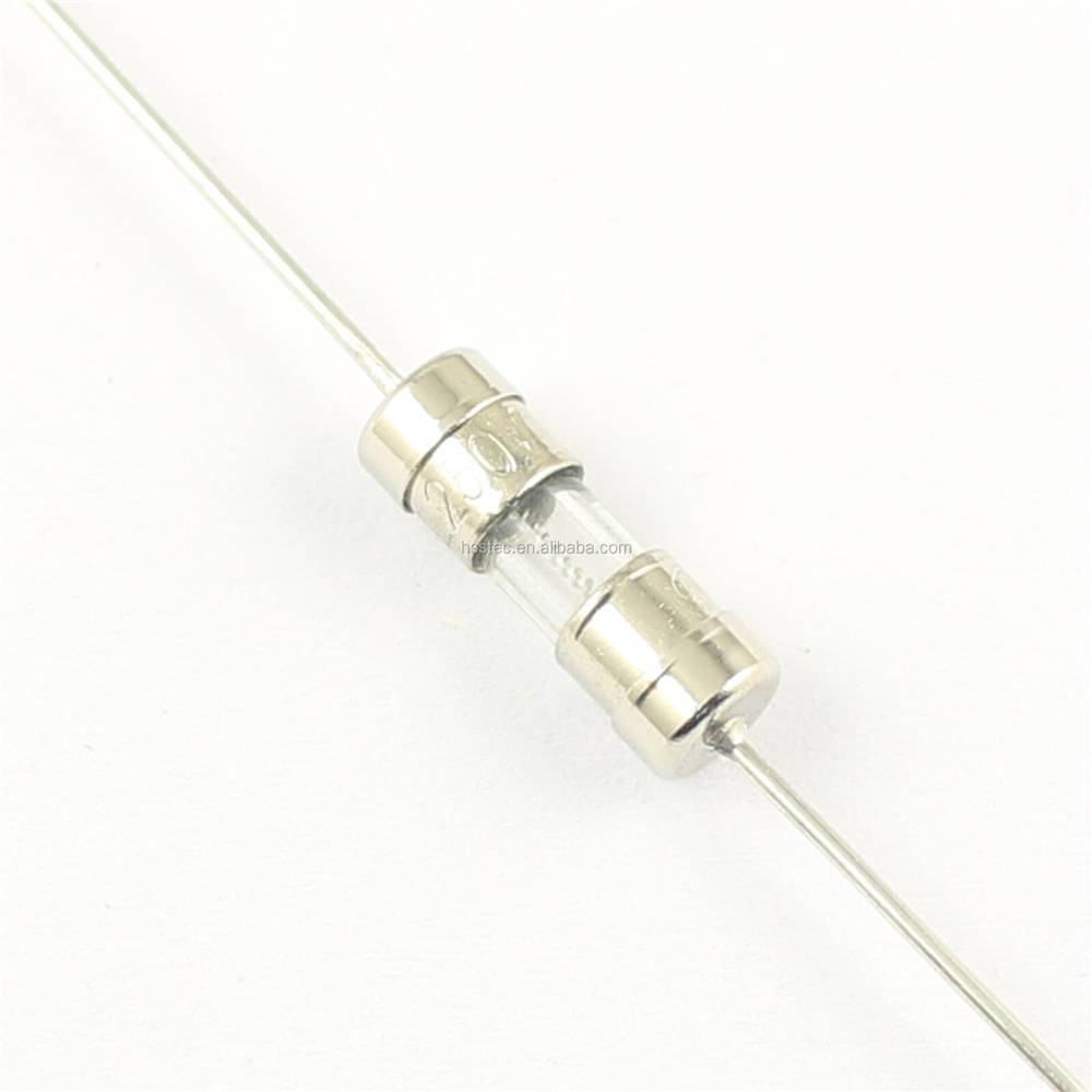 3.6mm x 10mm Slow Blow 3.6 x 10mm Axial Leads Tube Glass Fuse 250V 5A T5A