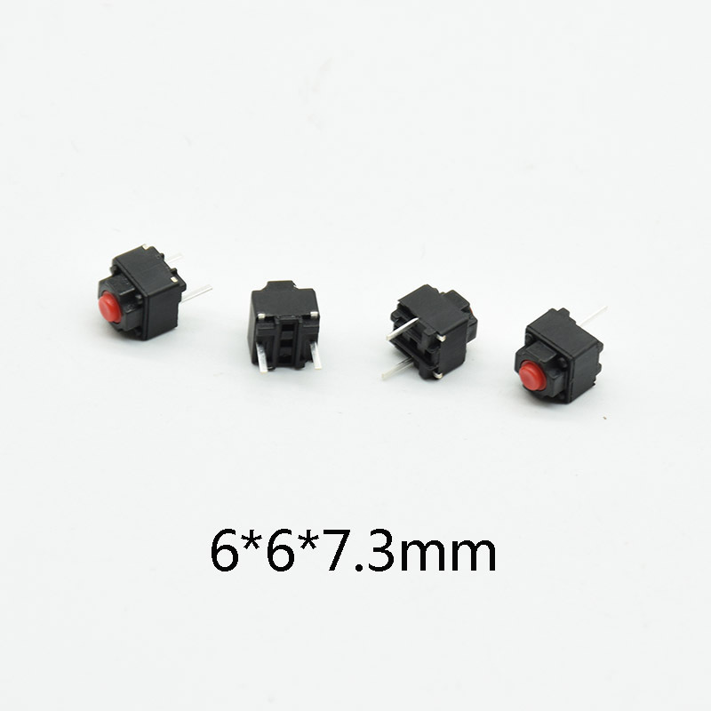 red Mouse Switch Mute Button 6*6*7.3mm Silent Switch Wireless Mouse Wired Mouse Button Micro Switch