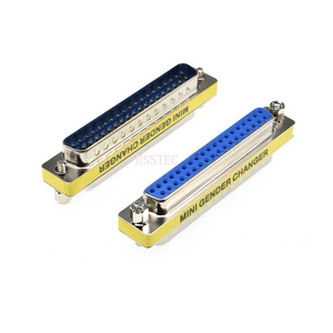 DB37 37pin MALE to FEmale serial port CONNECTOR D-Sub COM CONNECTORS 37 pin 37p Mini Gender Changer Adapter