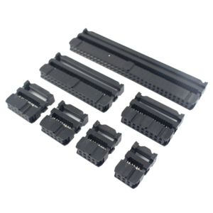 2.54mm Pitch 6/810/12/14/16/18/20/24/26/30/34/40/44/50/64 Pin FC IDC Female Header Socket Connector For 1.27mm Pitch Flat Cable