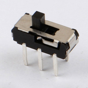 6 Pin Mini Slide Switch Micro Toggle Switch Miniature Limit Switch 2Position 6pins black