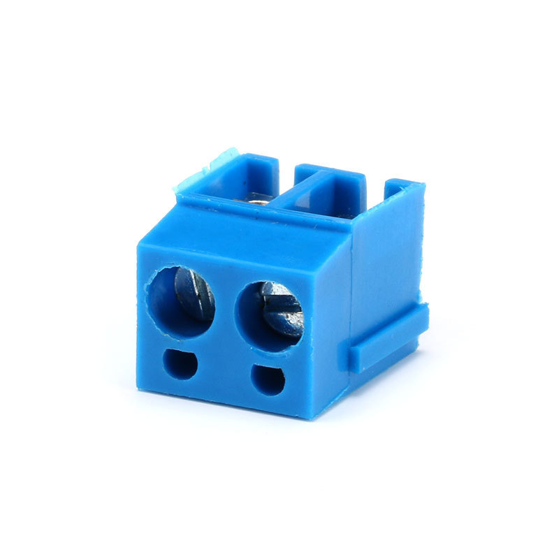 KF300 Pitch 5MM Connector Screw Terminal Connector Straight Leg Copper Blue PCB Terminal Blocks 250V 16A 14-22AWG