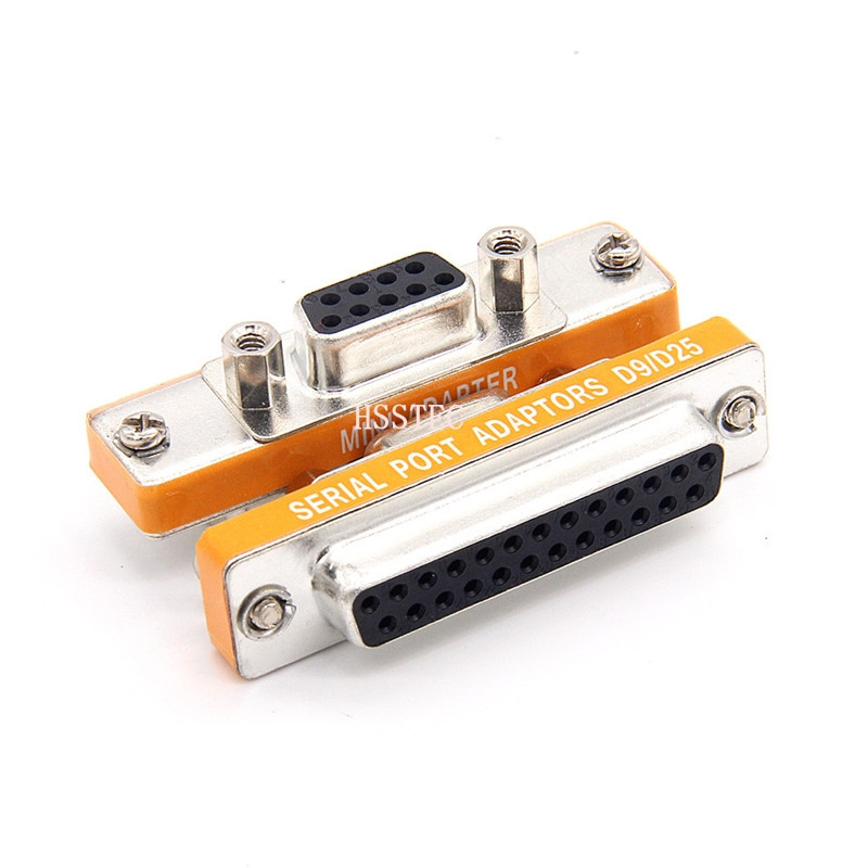 DB25 TO DB9 Adapter DB25 Male To DB9 Male/Female DB25 Female To DB9 Male/Female Serial Port Connector D-SUB Mini Gender Changer