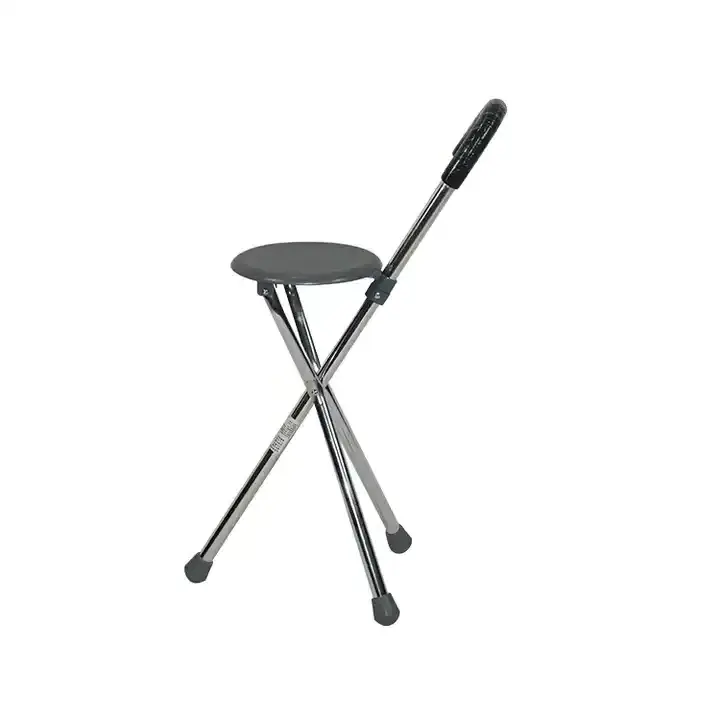 Curved cane climbing cane chair foldable round chair