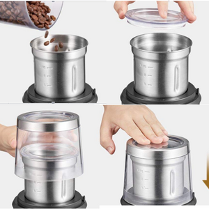 KWG-130  KWG-130B  Multipurpose Electric Coffee Bean Grinder with 2 Removable Cups Electric Coffee Grinder