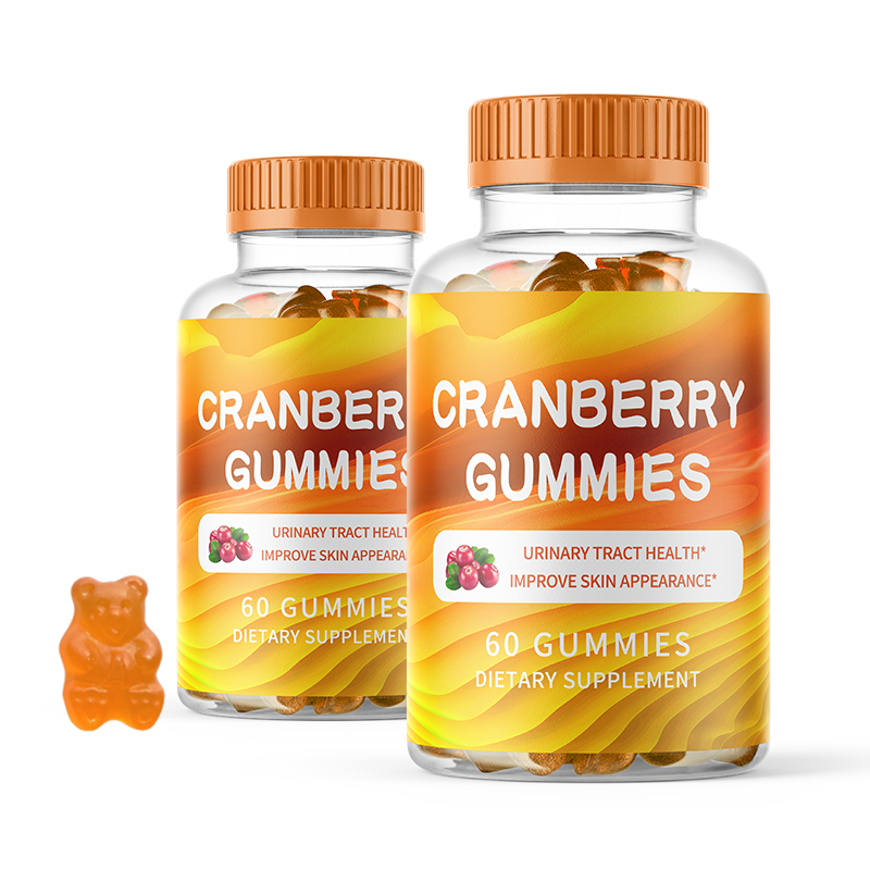 OEM/ODM Natural Cranberry Fruit Gummies pag womens probiotic for vaginal health urinary tract health cranberry gummies